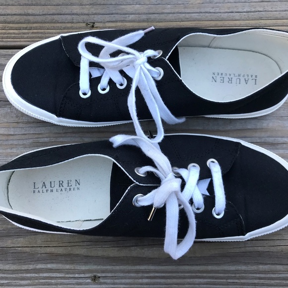 Ralph Lauren Women Shoe Fashion Sneaker Navy Jolie - Picture 5 of 8